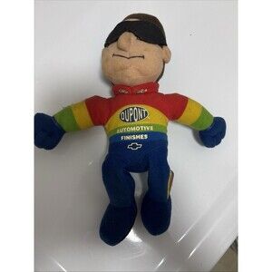 Vintage Jeff Gordon #24 CoolBeans Racing Driver Plush NASCAR DuPont Doll Toy